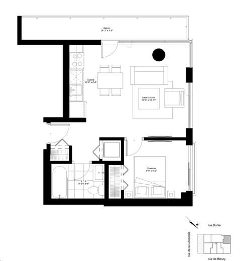a black and white floor plan of a house